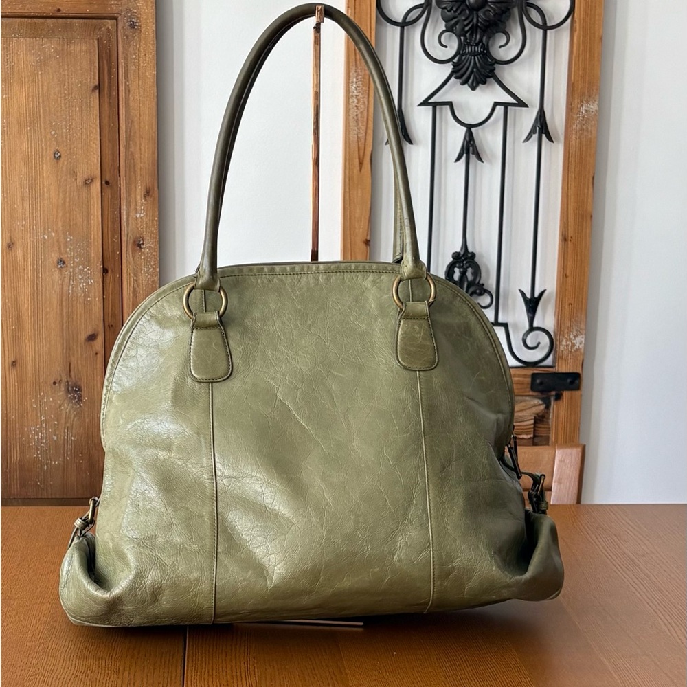 HOBO Leather Tote, Sage Green - Picture 3 of 16